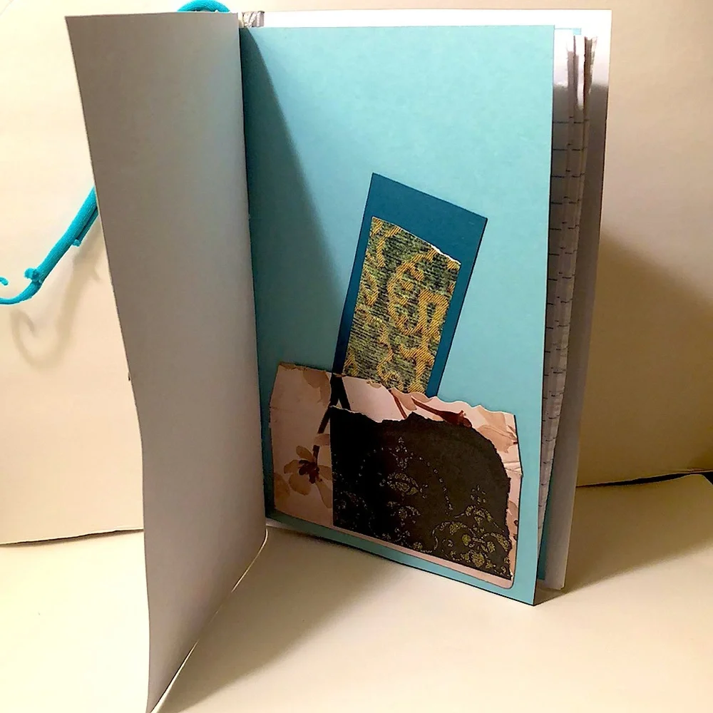 NWT of a kind handmade happy friendship&fashion art journal notebook 📓🦋💕